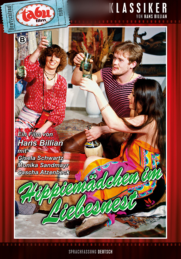 Hippiemädchen im Liebesnest